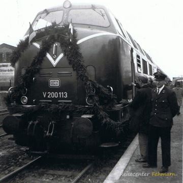 Einweihung Fehmarn Sundbrücke 30. April 1963