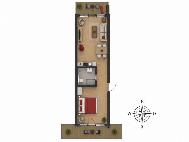 Am Rundsteg Whg. 03 - EG 44m² - 2 Pers Bild: 9 Am Rundsteg Whg. 03 - EG 44m² - 2 Pers Bild: 9